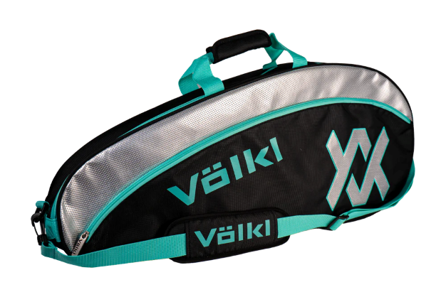 Bolso Tour Pro Bag Pequeño Capacidad 2/3 Raquetas Black/Turquoise/Silver