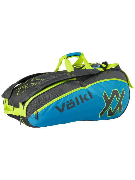 Bolso Tour Combi Charcoal/Neon Blue/Neon Yellow